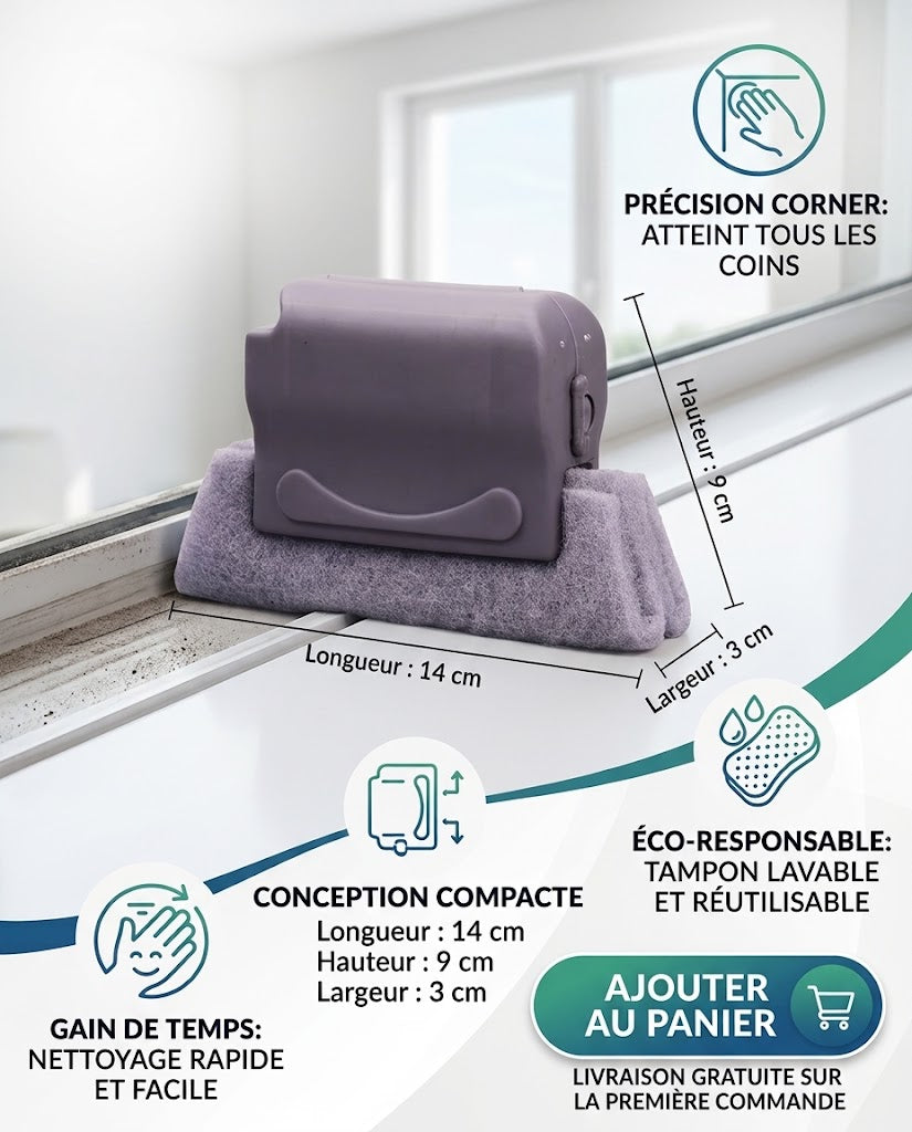 PropreRail™ – Brosse à Rainures