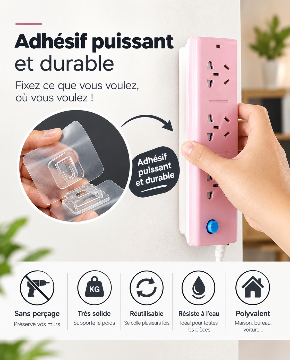 Clip Adhésif Multifonction™